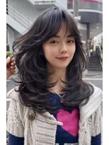 ヌエン 渋谷(NU/EN)&nbsp;バタフライレイヤー/ハッシュカット/ワンホンヘア