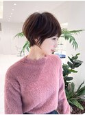くびれショート ナチュラルブラウン