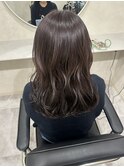 ココアラベンダー　ミディアムレイヤー　髪質改善トリートメント
