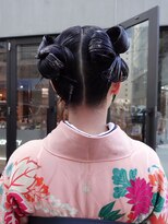 ユルクメゾンシティ 名古屋(JURK MAISON CITY) 名古屋/ミルクティーブロンド/ダークブルー/デジタルパーマ