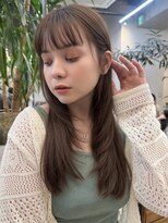 ベル 銀座5丁目店(Belle)&nbsp;上品な艶ブラウン×顔まわりのレイヤーカット