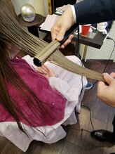 ◆パルッキー(ナノスチーム)と特殊ホットアイロンでインカラミの更に中へ【TOKIOハイパー/TOKIO/髪質改善】