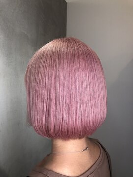 アンダーバーホワイトモデ 河内長野(_WHITE mode) ホワイト　ピンク　ケアブリーチ千代田×河内長野