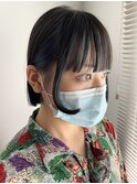 #フェイスフレーミング #インディゴカラー #ネイビーカラー
