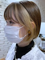 ザ カラー ラボ(THE COLOR LABO)&nbsp;インナーカラー　フェイスフレーミング　シアーベージュ