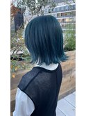大人可愛い20代30代40代小顔ワンサイドショートボブ丸み前下がり