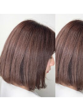 ワンクリエーション(ONEcreation) #ワンレンボブ、#ナチュラルベージュ