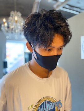 アイズ 海老名(AIZU) 就活ショートメンズショートツイストスパラルパーマダウンパーマ