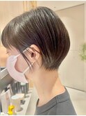 前髪も割れないマッシュショート☆