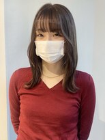 ラミエバイメルト 下北沢(lamie by melt)&nbsp;毛利/大人可愛い ベージュブラウン 韓国 くびれレイヤー 外ハネ