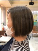 ショートボブ［イルミナカラー/ヘナ/白髪染め/髪質改善］