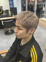 ジーニー 横浜(giinii)&nbsp;スパイキーショート　ハイトーンベージュ