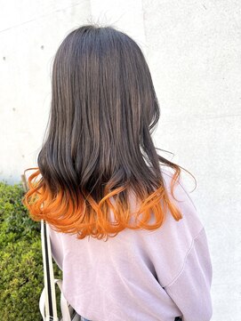 シモキタジャムズ オレンジ*裾カラー/デザインカラー/オレンジカラー