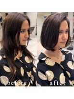 トルネード(TORNADO) 前下がりボブフェイスレイヤー n7.18