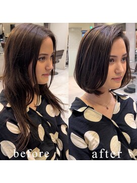 トルネード(TORNADO) 前下がりボブフェイスレイヤー n7.18