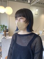 グリーン(green)&nbsp;リナ  イヤリングカラーで涼しげなブルーに