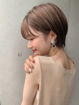 サンドシーン(sand scene)&nbsp;ボブ/インナーカラー/縮毛矯正髪質改善/ショートボブ/白髪ぼかし