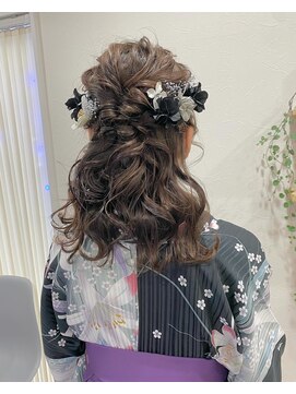 アコット(ACOT) フワフワハーフアップ