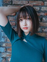 サロン ド ウィズ 西船橋店(Salon de With)&nbsp;重めボブ/ナチュラルブラウン◎30代40代50代