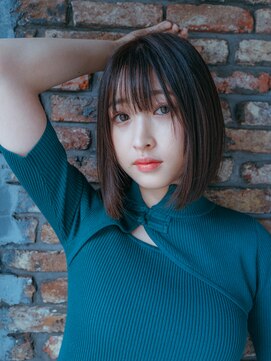 サロン ド ウィズ 西船橋店(Salon de With) 重めボブ/ナチュラルブラウン◎30代40代50代