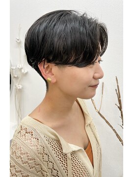 エン 吉祥寺(EN) 20代30代40代前下がり耳掛け刈り上げショートボブ丸みショート◎