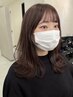 【メンテナンスにオススメ☆】小顔前髪カット&カラー ※ 担当者指名不可
