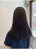 暗髪ロング