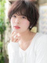 カバーヘア ブリス 志木南口駅前店(COVER HAIR bliss)&nbsp;大人美人くせ毛風黒髪こなれ小顔ボブショートc5志木20代30代40代