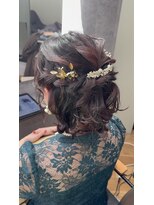 カームバイリコ 学芸大学(calm by liko) ボブアレンジ/ハーフアップ/ボブ/お呼ばれ