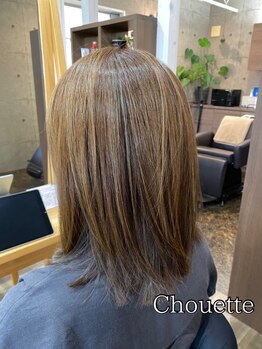 シュエット(Chouette)の写真/オーナー厳選の髪質改善トリートメントで、髪質やダメージ具合に合ったトリートメントをご提案致します◎