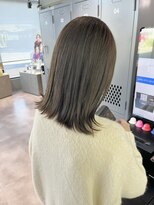 カンゴールサロン 郡山ノース(KANGOL)&nbsp;#ぷつっとロブ#カーキベージュ