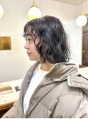 ボブパーマ/ゆるふわパーマ/アレンジ簡単パーマスタイル