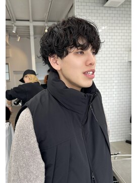 ソーンズ ヨイク(thorns YOIKU) マッシュスタイル×無造作パーマ