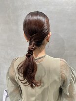 【ローポニーテール】結婚式/二次会/銀座/有楽町/アレンジ