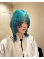 エルミタージュ(HERMITAGE)&nbsp;ターコイズグリーン×ブラック デザインカラー