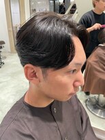 アース 三軒茶屋店(HAIR&MAKE EARTH) 三軒茶屋_メンズ_曲がる縮毛矯正_ストレート_センターパート
