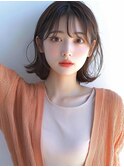 ショートボブミニウルフチェリーブラウン20代30代40代50代