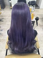 アジールヘア 所沢プロペ通り店(agir hair)&nbsp;ラベンダーパープルケアブリーチ&ダブルカラー所沢