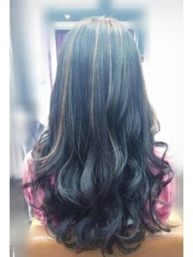 コアフールソレイユ(coiffeur SOLEIL) 透明感ブルーブラックハイライト