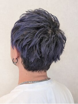 イリエヘア 川口(irier hair) メンズハイトーンネイビー【薬師神】