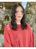 ミディアムパーマロングパーマスパイラルパーマくせ毛風パーマ