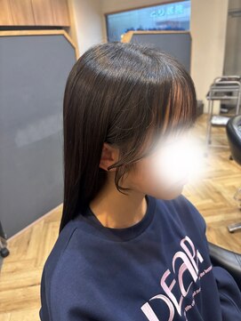 【顔まわりカット×ロング】鎌取/林愛華