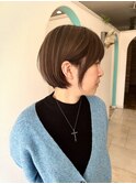 ショートボブハイライト