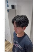 フェザーショート/センターパート/メンズ/京都/四条大宮