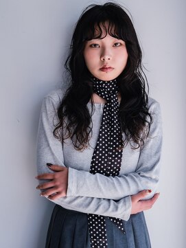 ヘアークラフト(Hair Craft) デジタルパーマ×暗髪レイヤーカット【岡山】ゆるふわパーマ
