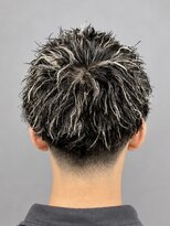 スター(STAR)&nbsp;ホワイトメッシュ×ラフショート｜男前ヘア