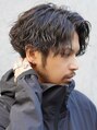 ノード(NODE) ツイストスパイラルパーマで男らしいセンターパート