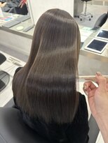 ナンバー ジェミカ 札幌(N° jemica) 柔らかベージュ×髪質改善ストレート