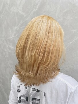 バサ 鷺ノ宮店(BASSA) 【ISHIDUKA　スタイル】ウルフヘア×ミルクティーベージュ