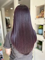 カラーズアンドロッソ(Colors&Rosso)&nbsp;ツヤたっぷりパープルロング